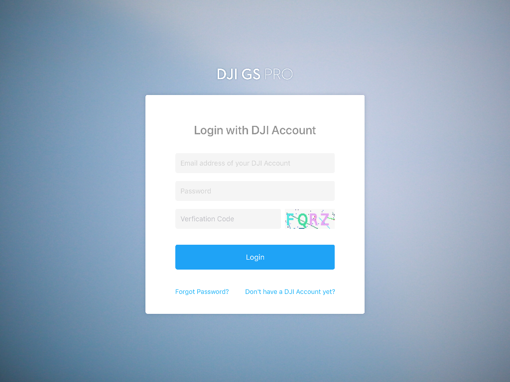 DJI GS PRO V2.0 DJI Account DJI GS PRO V2.0 DJI Account
