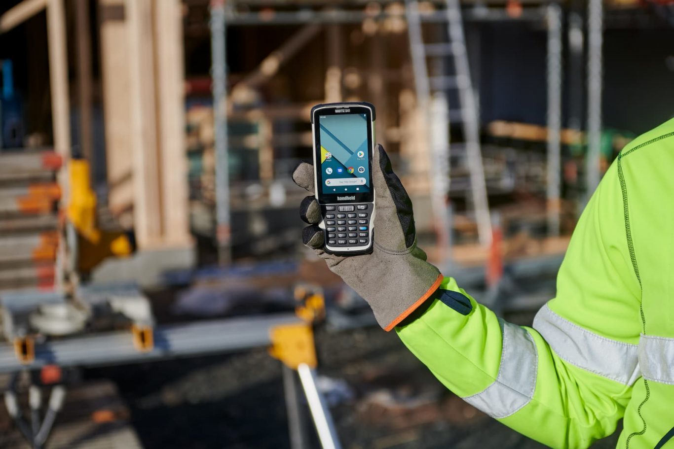 Nautiz X41 Rugged Android Handheld Construction