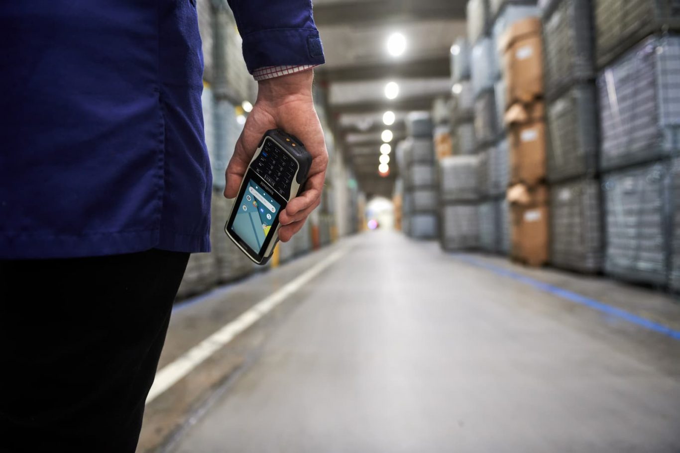 Nautiz X41 Rugged Handheld Keypad In Warehouse